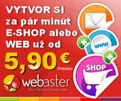 Web a e-shop od CMS Webaster